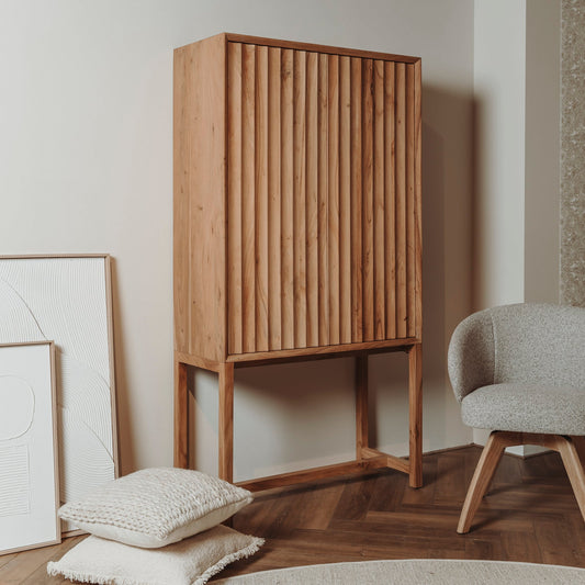 Crotone Opbergkast | Naturel Acaciahout