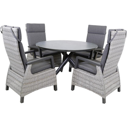 Tuintafel Mojito Rond | Antraciet Aluminium