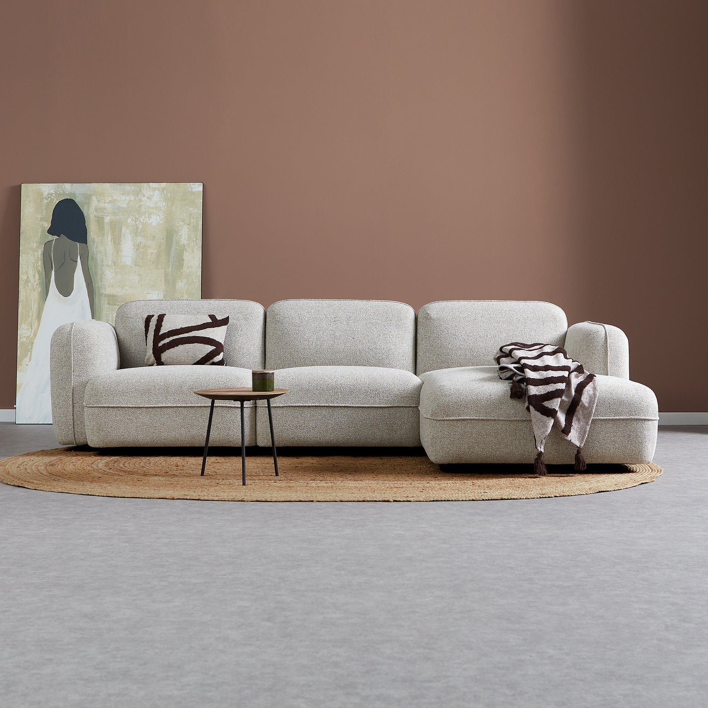 Bank Drop | Longchair | Beige