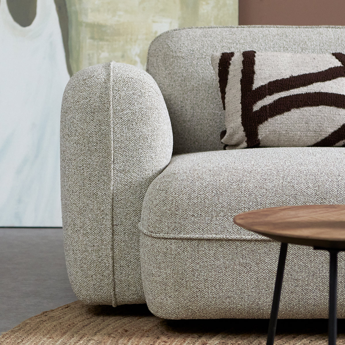 Bank Drop | Longchair | Beige — Detail