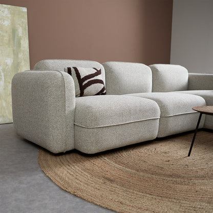 Bank Drop | Longchair | Beige — Zijaanzicht - sfeer