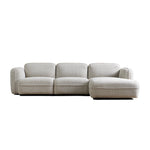 Bank Drop | Longchair | Beige — Zijaanzicht - witfoto