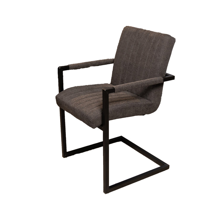 Eetkamerstoel Milo Weave Antraciet