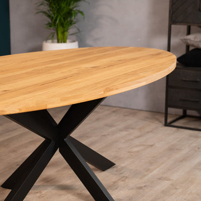 Eettafel Vigo | Eikenhout | Magazijn leegverkoop