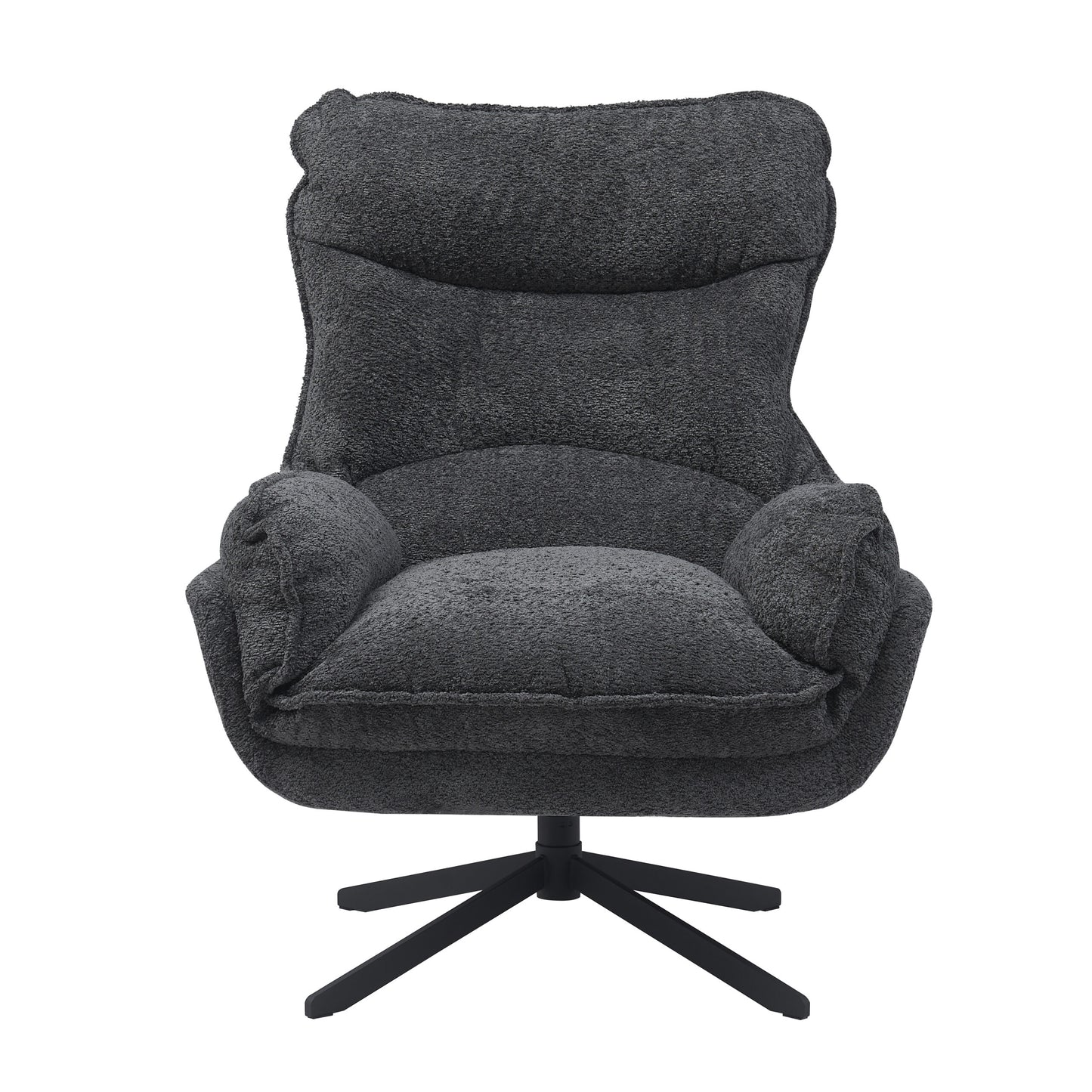Fauteuil Vera | Donker Grijs Polyester