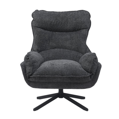 Fauteuil Vera | Donker Grijs Polyester
