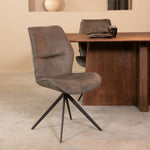 Eetkamerstoel Comfy | Grijs Microvezel