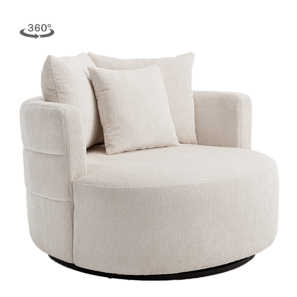 Fauteuil Bolza | Wit — Vooraanzicht - witfoto