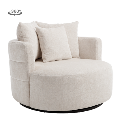 Fauteuil Bolza | Wit — Vooraanzicht - witfoto