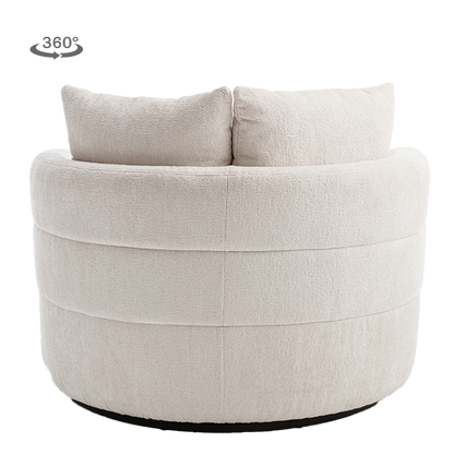 Fauteuil Bolza | Wit — Achteraanzicht - witfoto