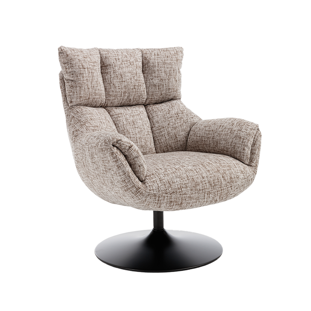 Fauteuil Force | Beige/Bruin