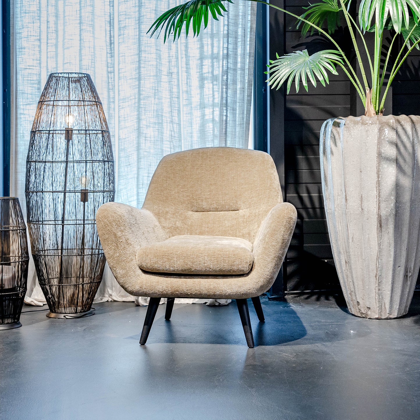 Fauteuil Donny | Crème