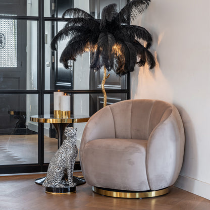 Draaifauteuil Jago | Khaki Velvet