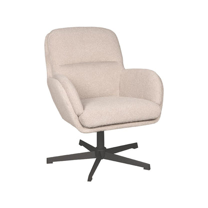 Draaifauteuil Moss | Naturel Bouclé