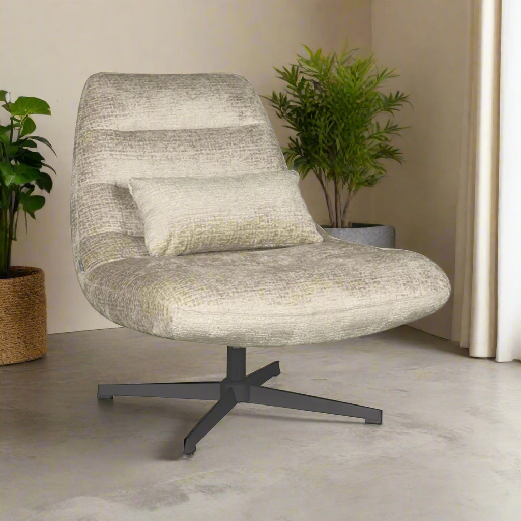 Fauteuil Nox | Beige Stof