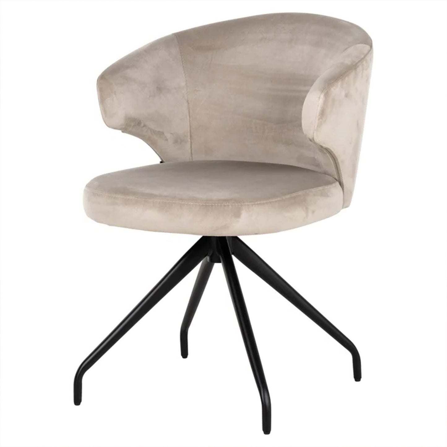 Eetkamerstoel Milly | Khaki Velvet