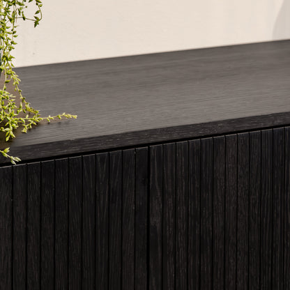 Dressoir Oliva | Zwart Eikenhout