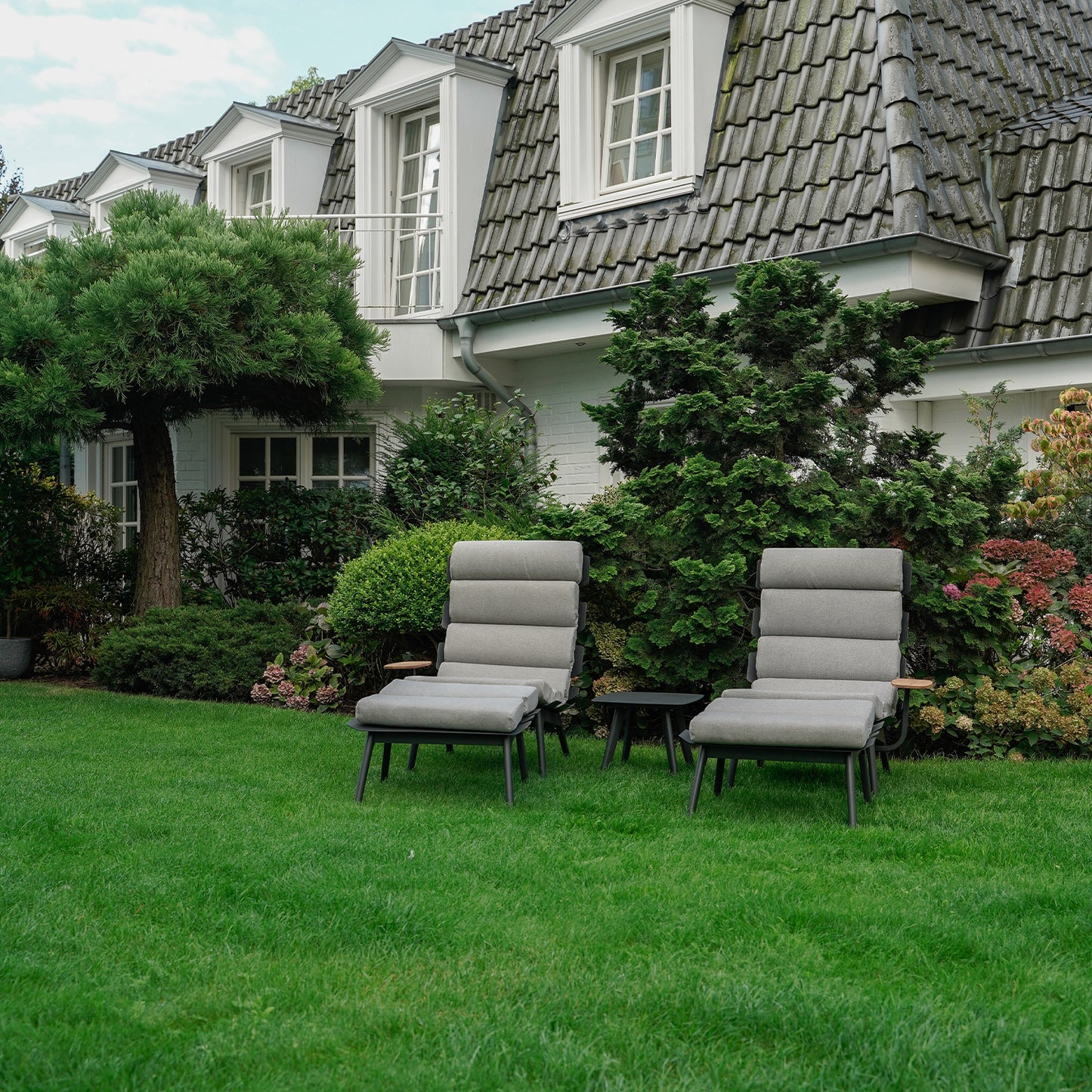 Loungeset Ventus Negro | Aluminium