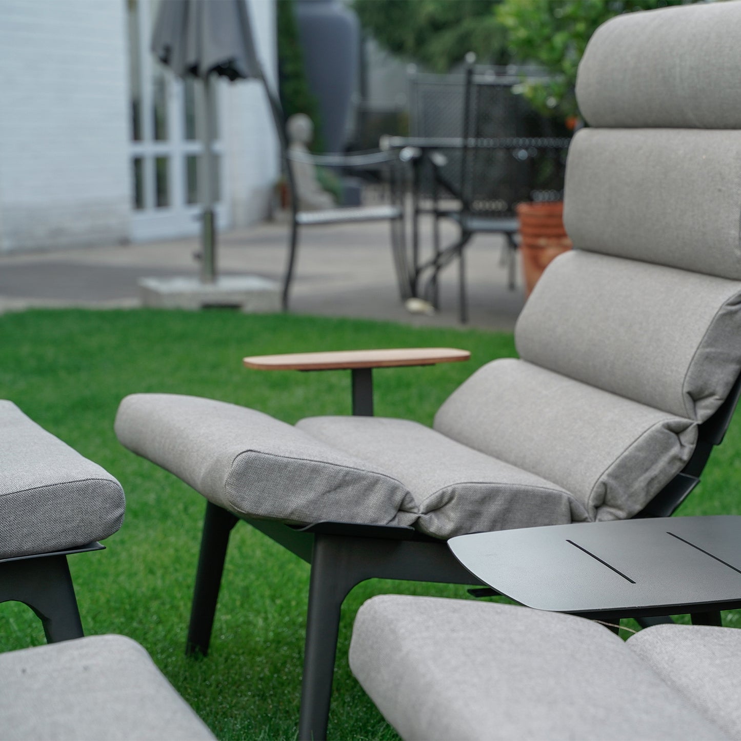 Loungeset Ventus Negro | Aluminium