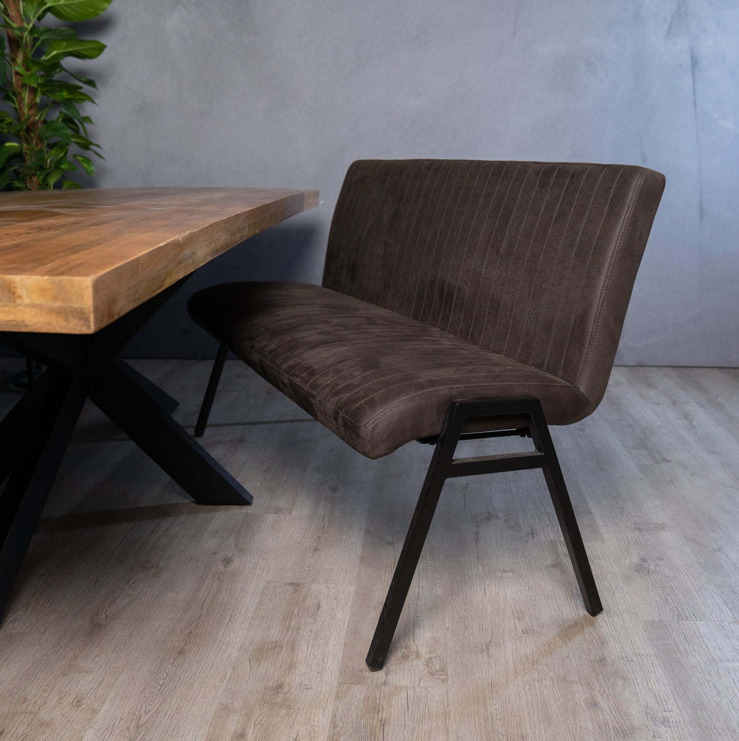 Eetkamerbank Matz Antraciet