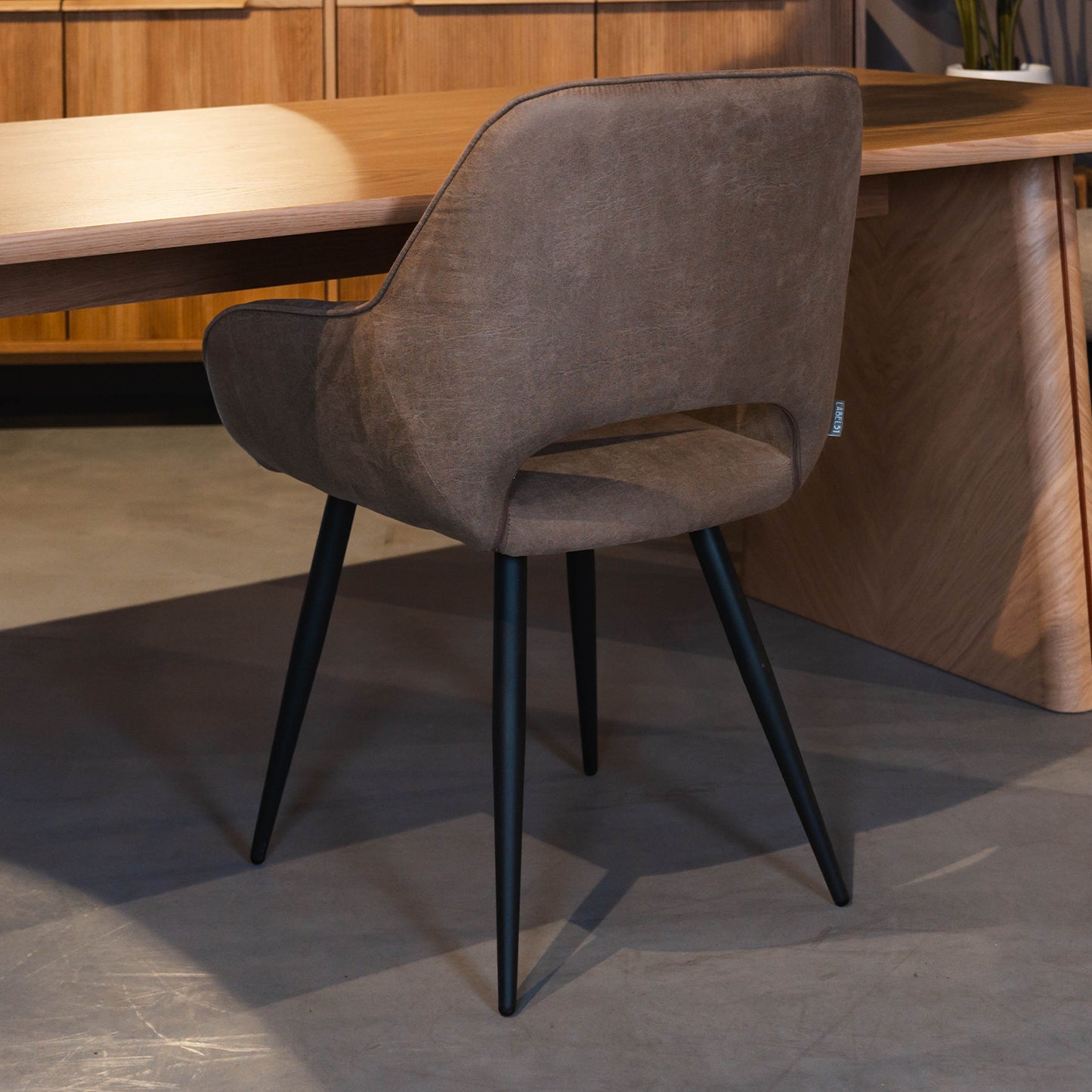 Eetkamerstoel Fer | Taupe Micro Suede