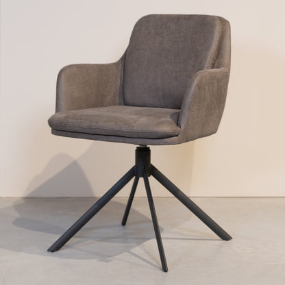 Eetkamerstoel Joy | Taupe Micro Suède