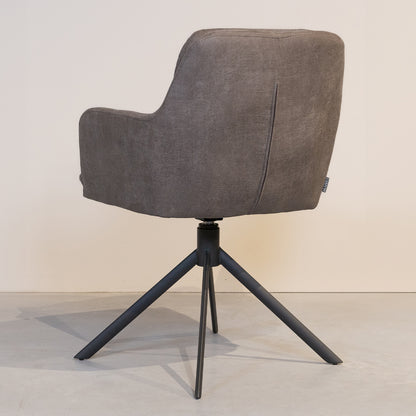 Eetkamerstoel Joy | Taupe Micro Suède