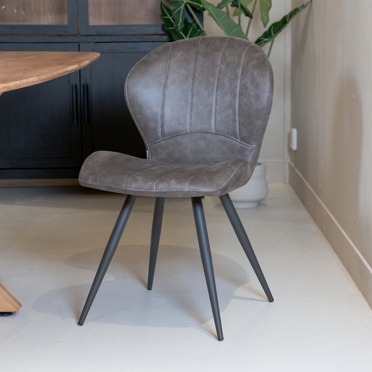 Eetkamerstoel Magic | Softyl Steel | Magazijn leegverkoop