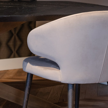 Eetkamerstoel Indigo | Khaki Velvet