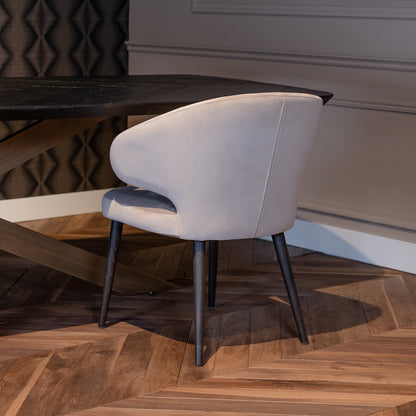 Eetkamerstoel Indigo | Khaki Velvet