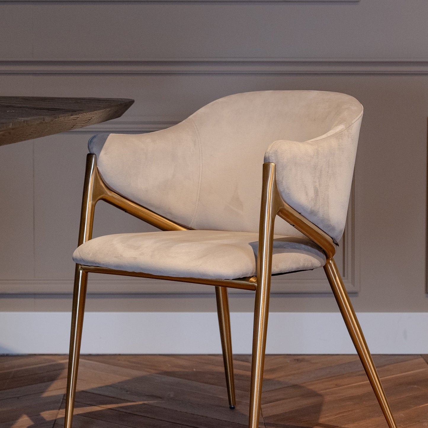 Eetkamerstoel Gwen | Velvet | Brandvertragend