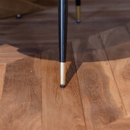 Eetkamerstoel Alicia | Wit Chenille | Brandvertragend