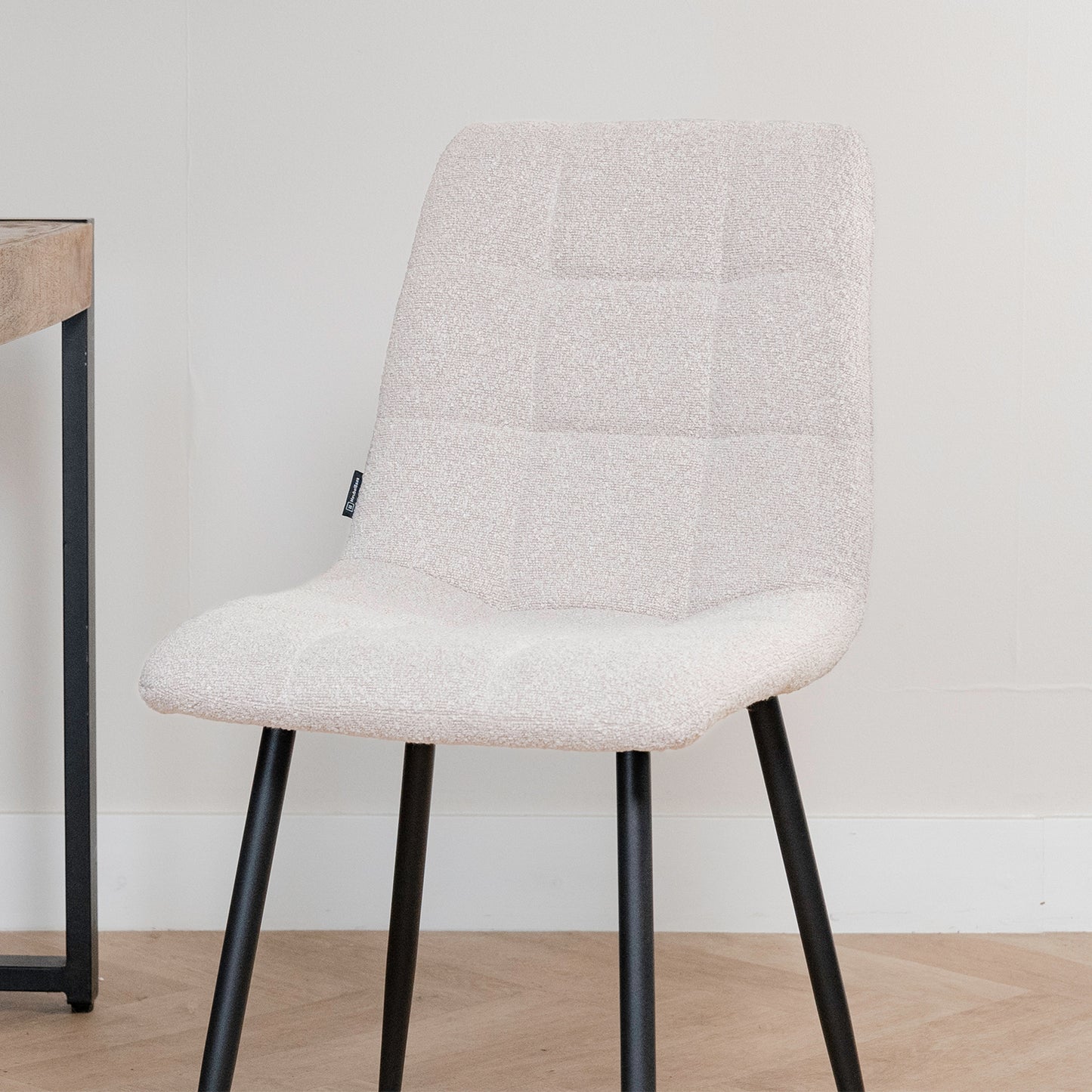 Eetkamerstoel Tess | Bouclé Naturel