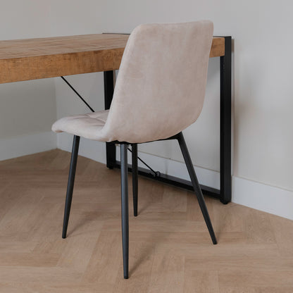 Eetkamerstoel Tess | Velvet Beige
