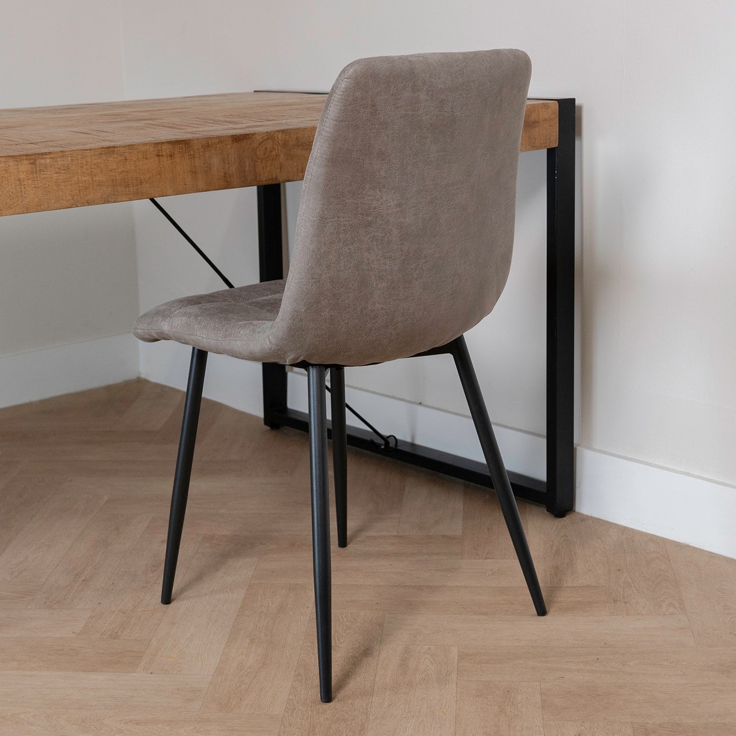 Eetkamerstoel Tess | Micro Suède Taupe