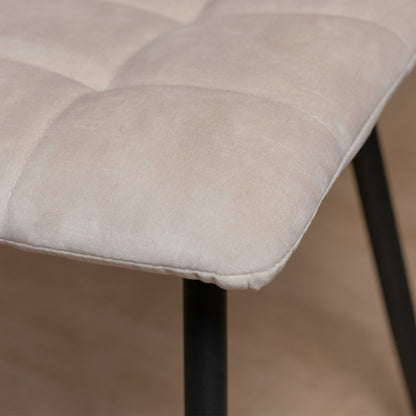 Eetkamerstoel Tess | Velvet Beige