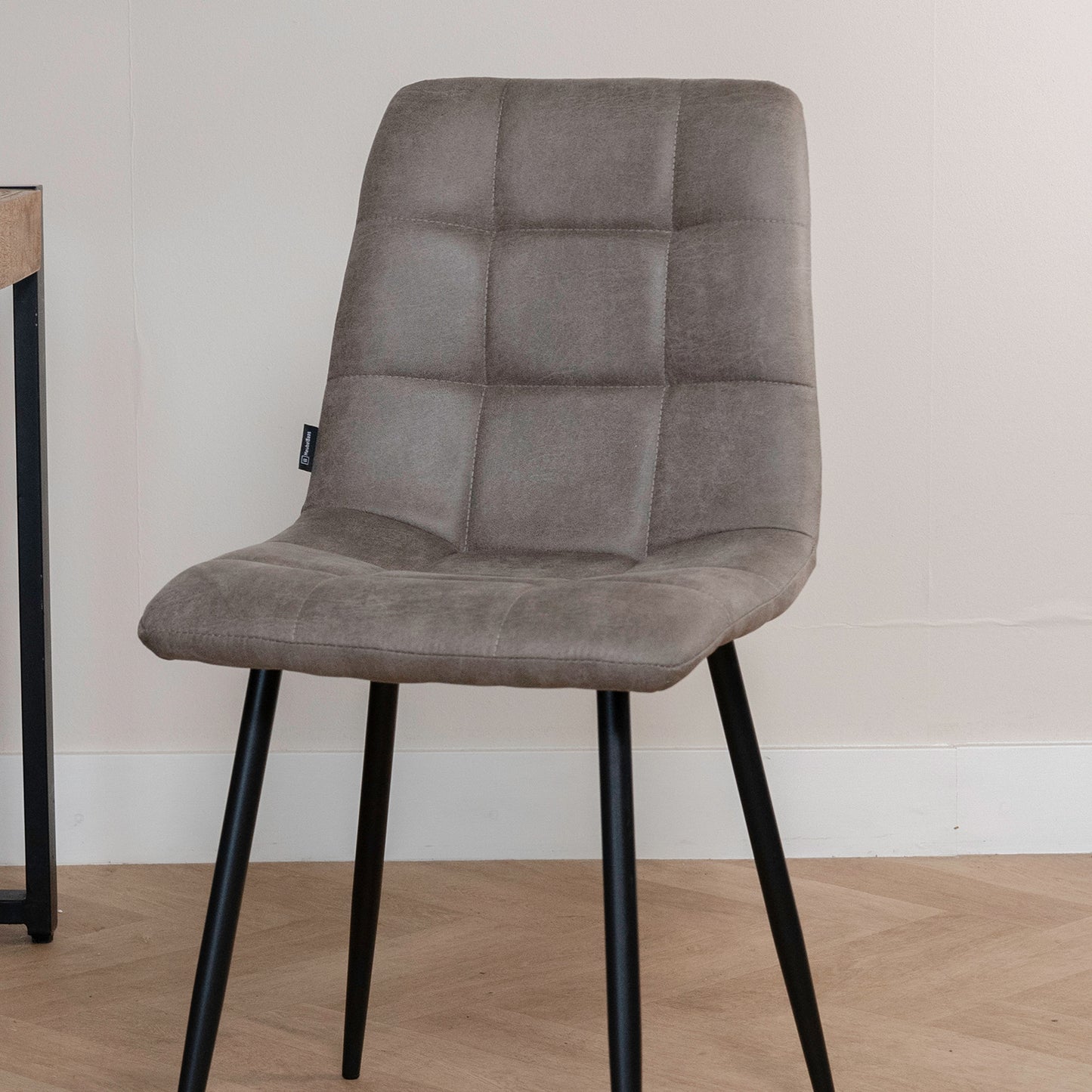 Eetkamerstoel Tess | Micro Suède Taupe