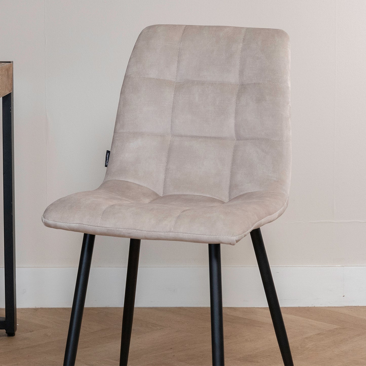 Eetkamerstoel Tess | Velvet Beige