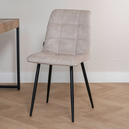 Eetkamerstoel Tess | Velvet Beige