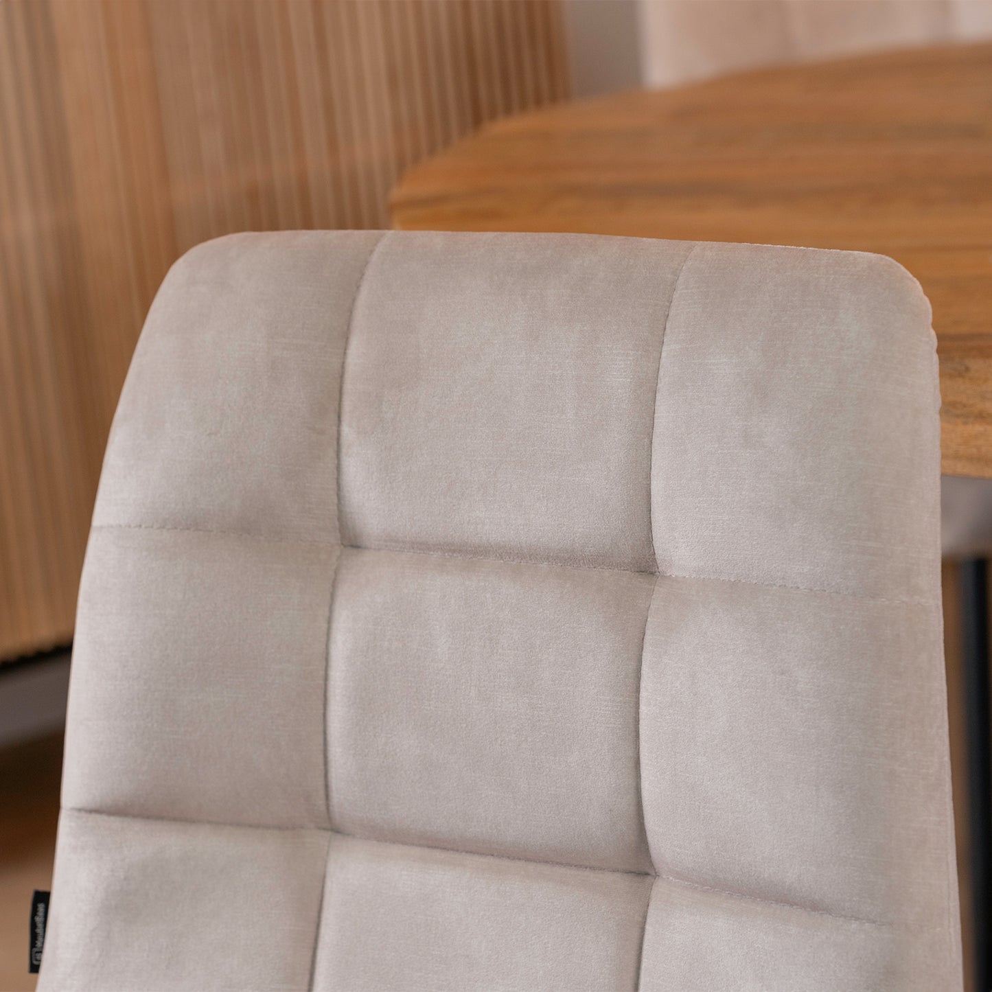 Eetkamerstoel Tess | Velvet Beige