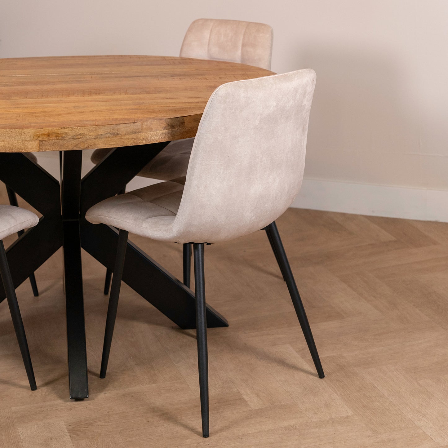 Eetkamerstoel Tess | Velvet Beige