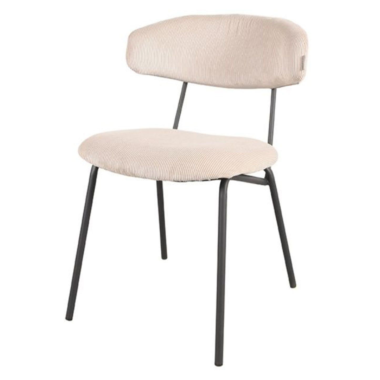 Eetkamerstoel Zack | Naturel Ribcord