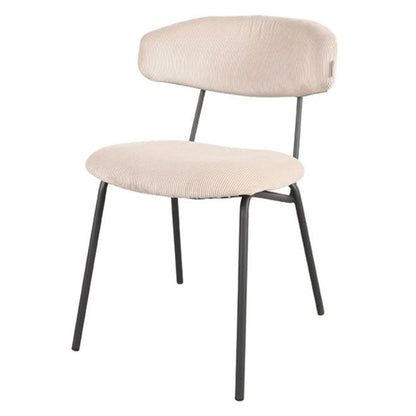 Eetkamerstoel Zack | Naturel Ribcord