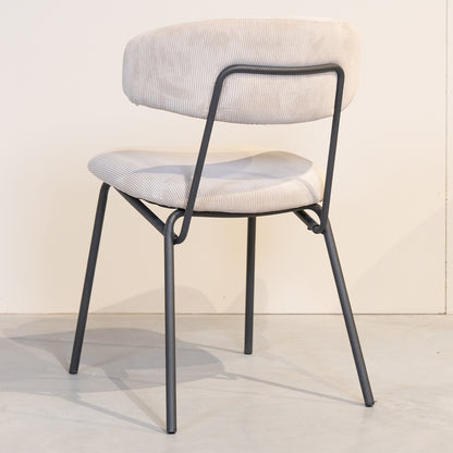 Eetkamerstoel Zack | Naturel Ribcord