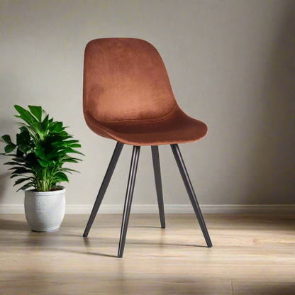 Eetkamerstoel Capri | Rust Velvet