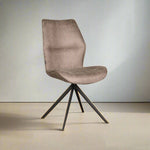Eetkamerstoel Comfy | Taupe Microvezel