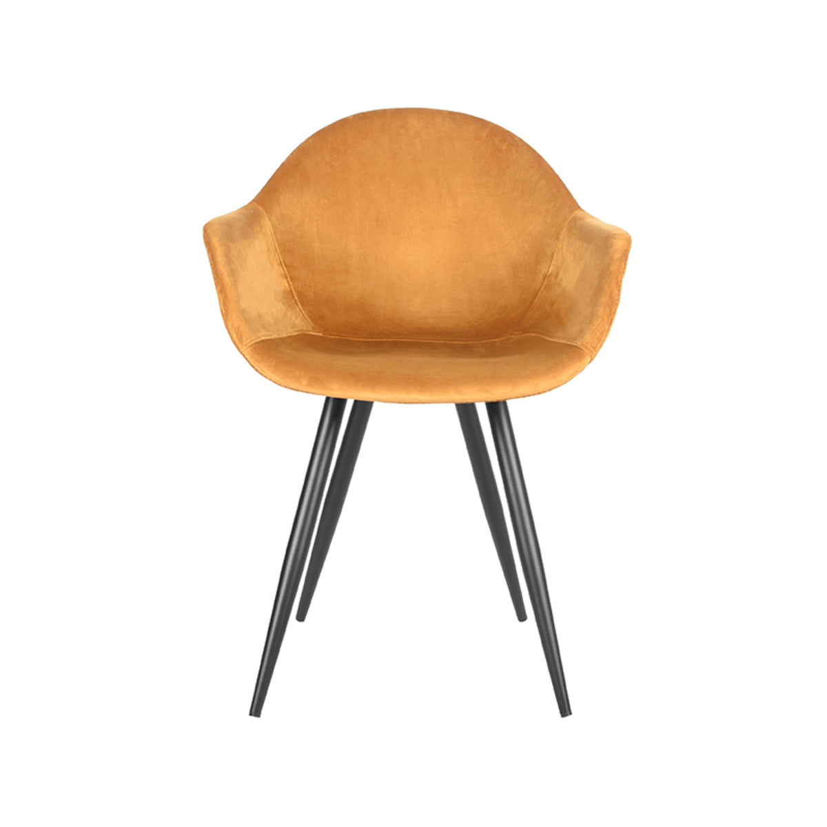 Eetkamerstoel Forli | Geel Velvet