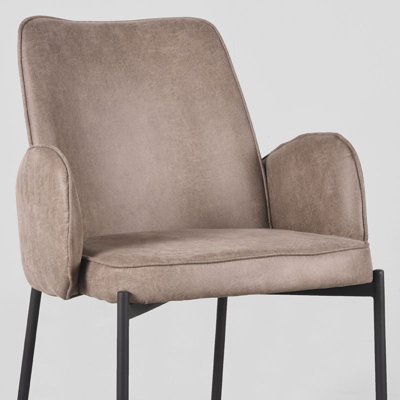 Eetkamerstoel Joni | Taupe Micro Suède