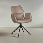 Eetkamerstoel Mellow | Taupe Microvezel