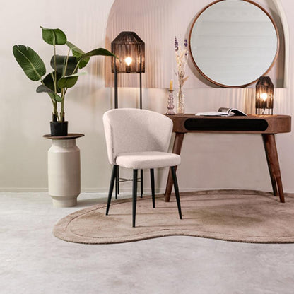 Eetkamerstoel Wave | Naturel Bouclé